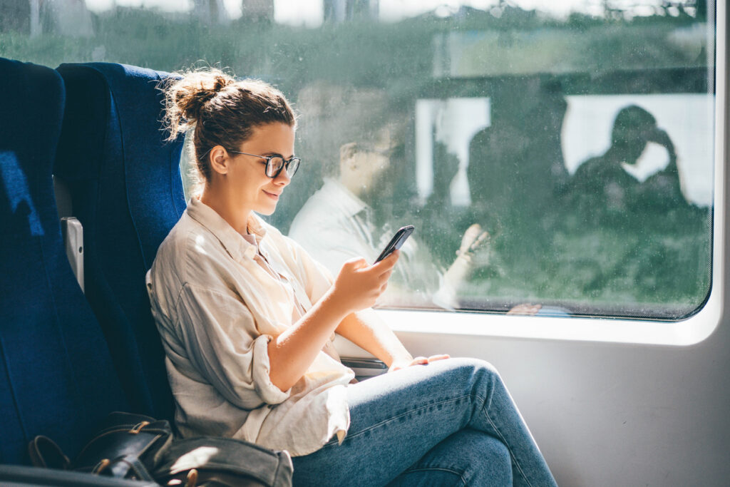 Mentale Minuutjes - vrouw op telefoon